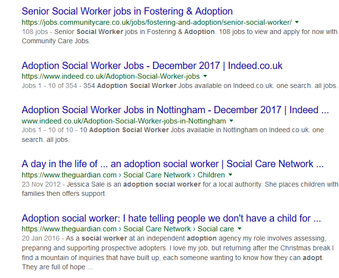 Fostering And Adoption Social Worker Job Description Job Retro